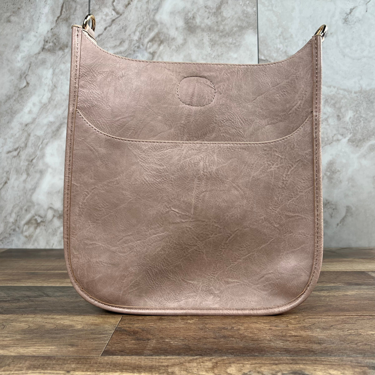 Ahdorned Blush Classic Large Crossbody Bag (No Strap)