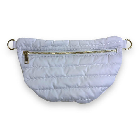 Erin White | Quilted Slim Quilted Sling Bag-Accessories > Handbags > Sling Bags-Pink Dot Styles