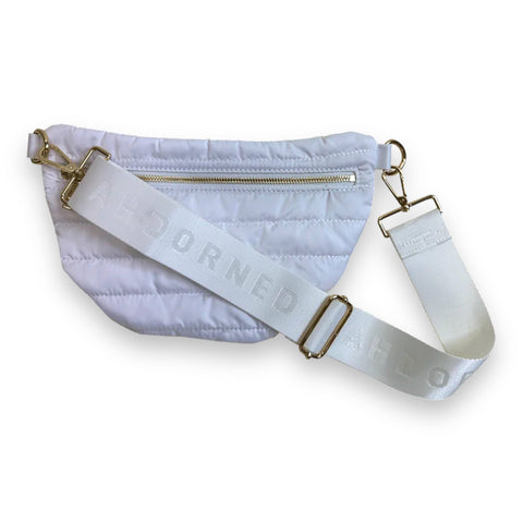 Erin White | Quilted Slim Quilted Sling Bag-Accessories > Handbags > Sling Bags-Pink Dot Styles