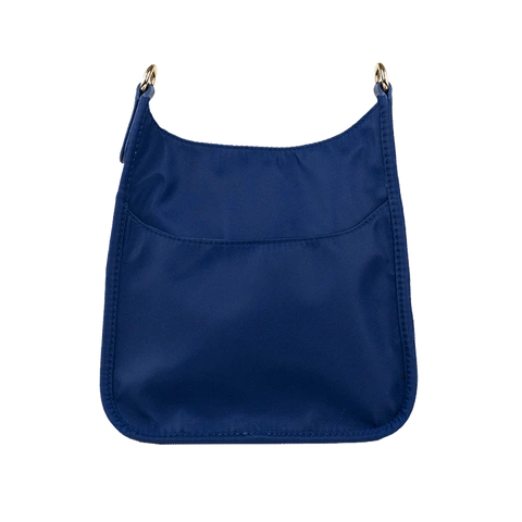 AHDORNED-Navy Mini Nylon Messenger Bag | NO STRAP-Pink Dot Styles