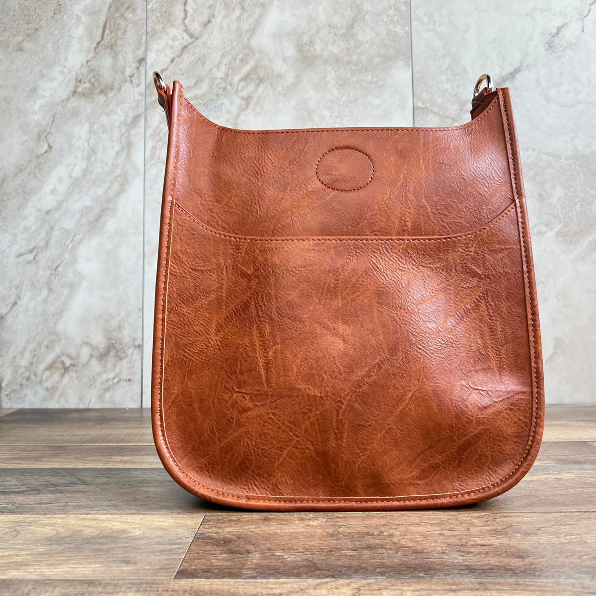 Crossbody Saddle Vegan Leather Bag Small Retro Satchel for Women