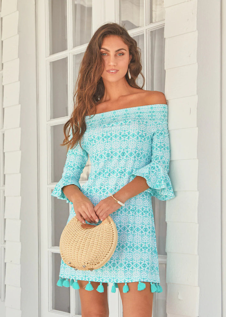 white christmas dresses Palm Beach Sleeveless Tiered Maxi Dress main image 0