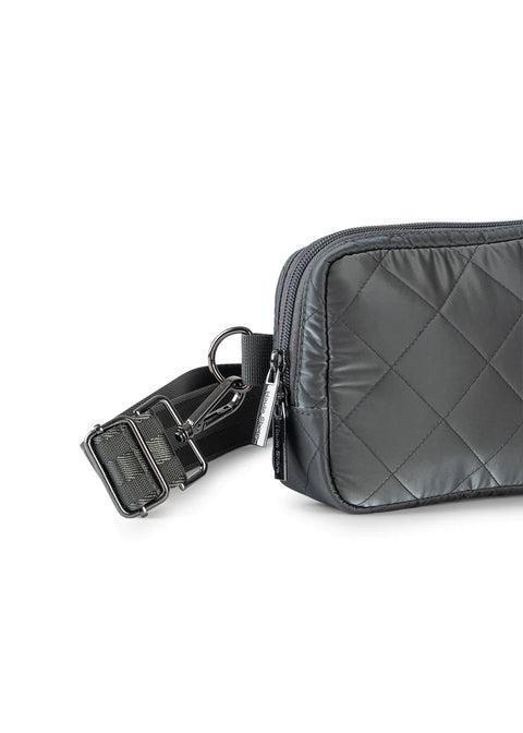 Amy Shadow | Puffer Quilted Belt / Sling Bag-Accessories > Handbags > Belt Bags-Pink Dot Styles
