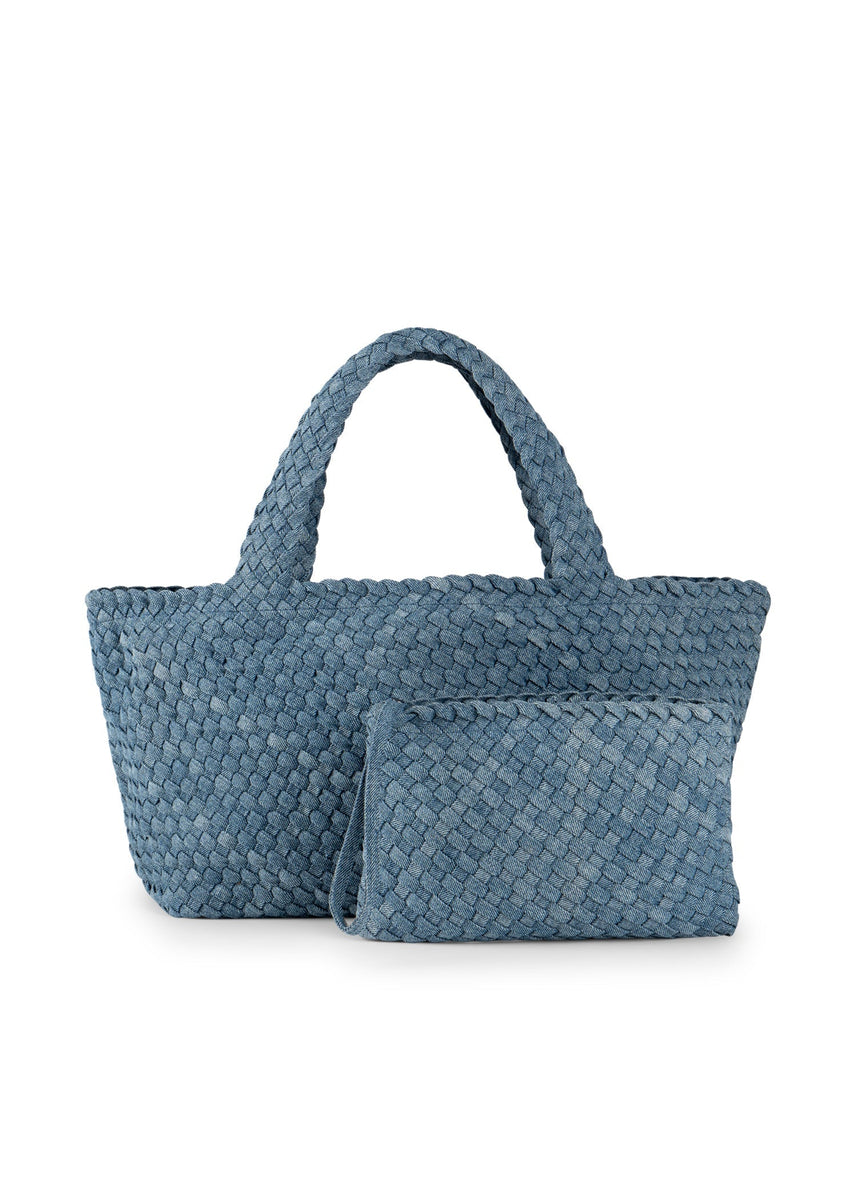 Haute Shore Woven Denim Camera Bag Crossbody - Drew Montreal