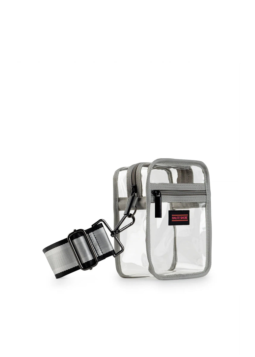 Casey Clear Midtown Stadium Approved Clear Cellphone Crossbody