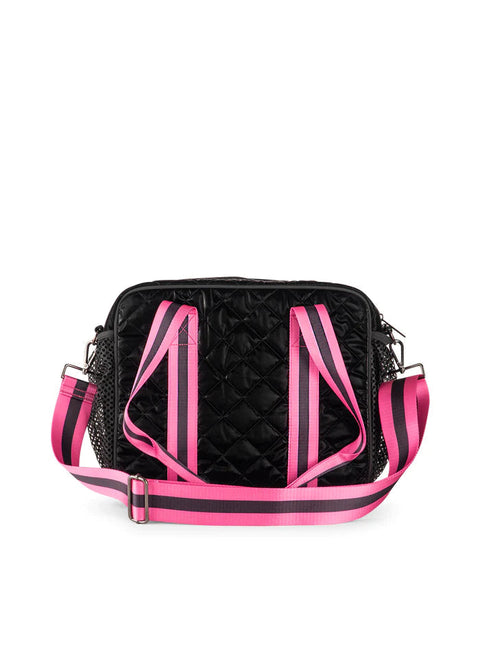Dill Rave | Quilted & Neoprene Pickleball Tote-Accessories > Bags > Pickleball Bags-Pink Dot Styles