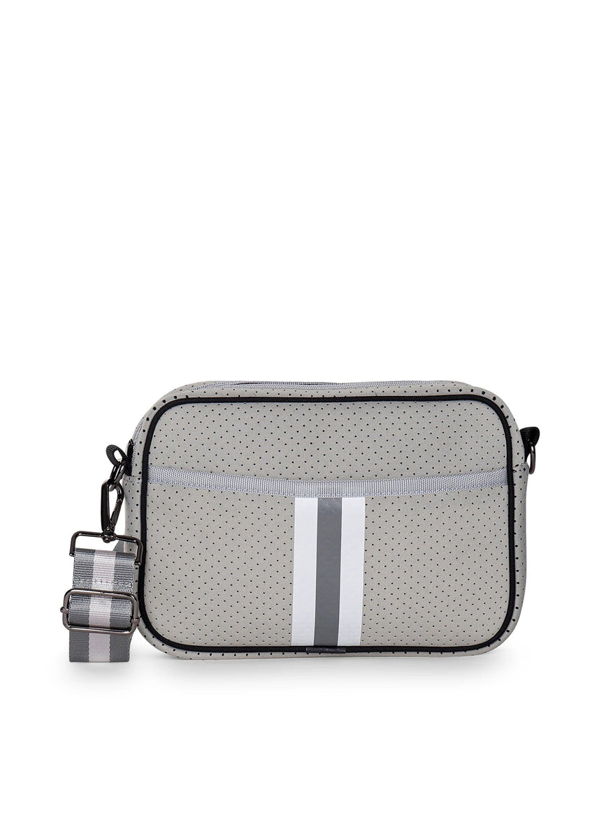 Haute Shore Woven Denim Camera Bag Crossbody - Drew Montreal