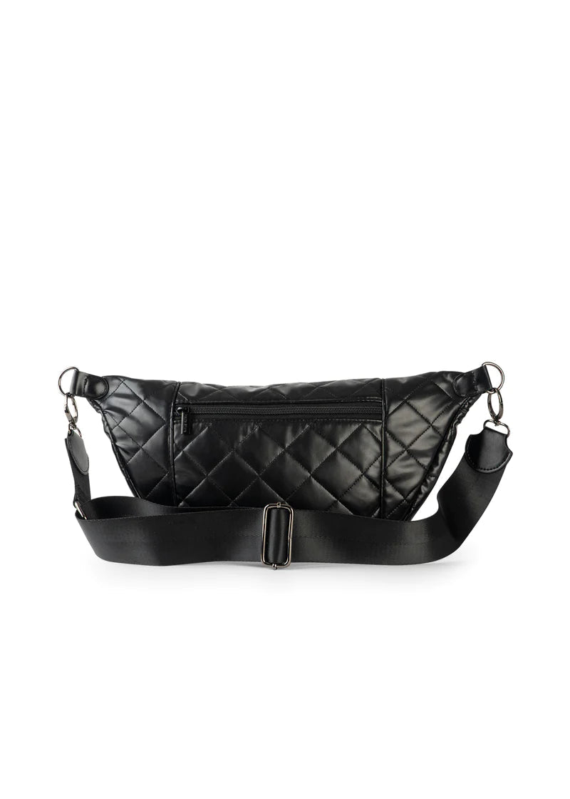 Emily Solo | Quilted Vegan Leather Sling Bag