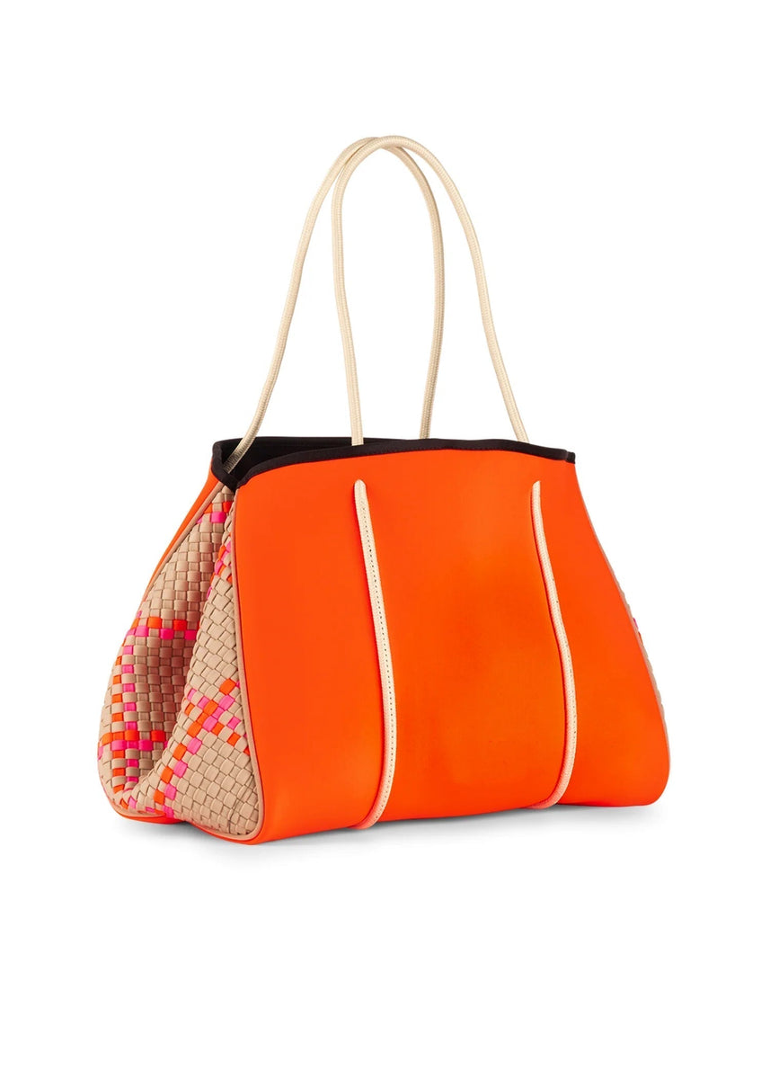 Orange Neoprene Beach Bag