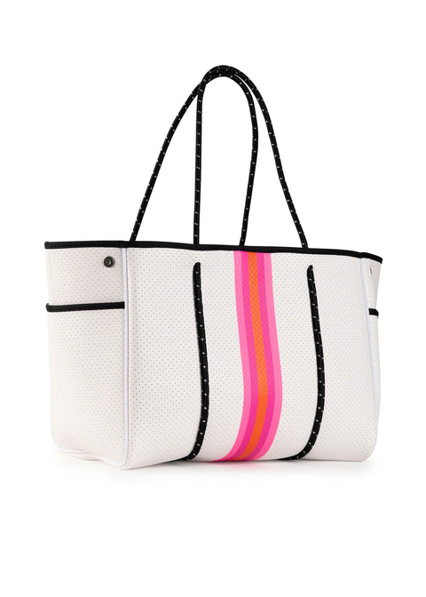 Greyson Riot | Neoprene Tote-Accessories > Handbags > Totes-Pink Dot Styles