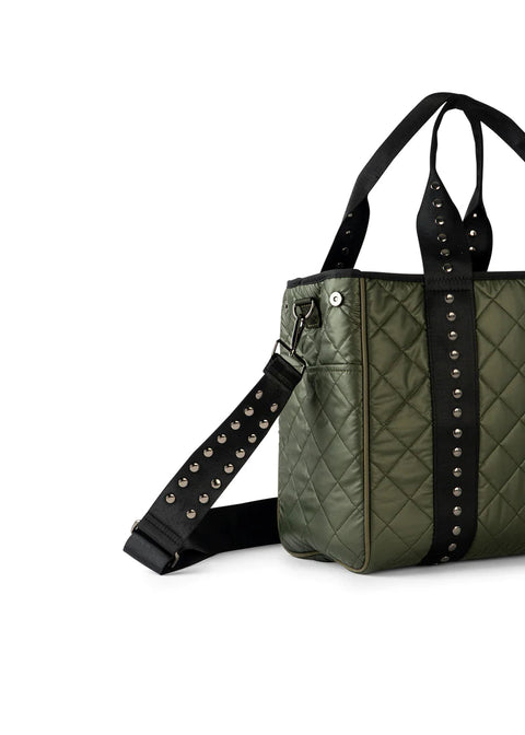 Jaime Avenue | Quilted Structured Tote (Updated Fall '23)-Accessories > Handbags > Totes-Pink Dot Styles