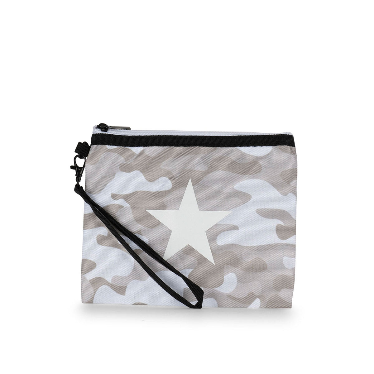 Haute Shore | Camo Travel / Organization Pouch Set (3) w/Stripe