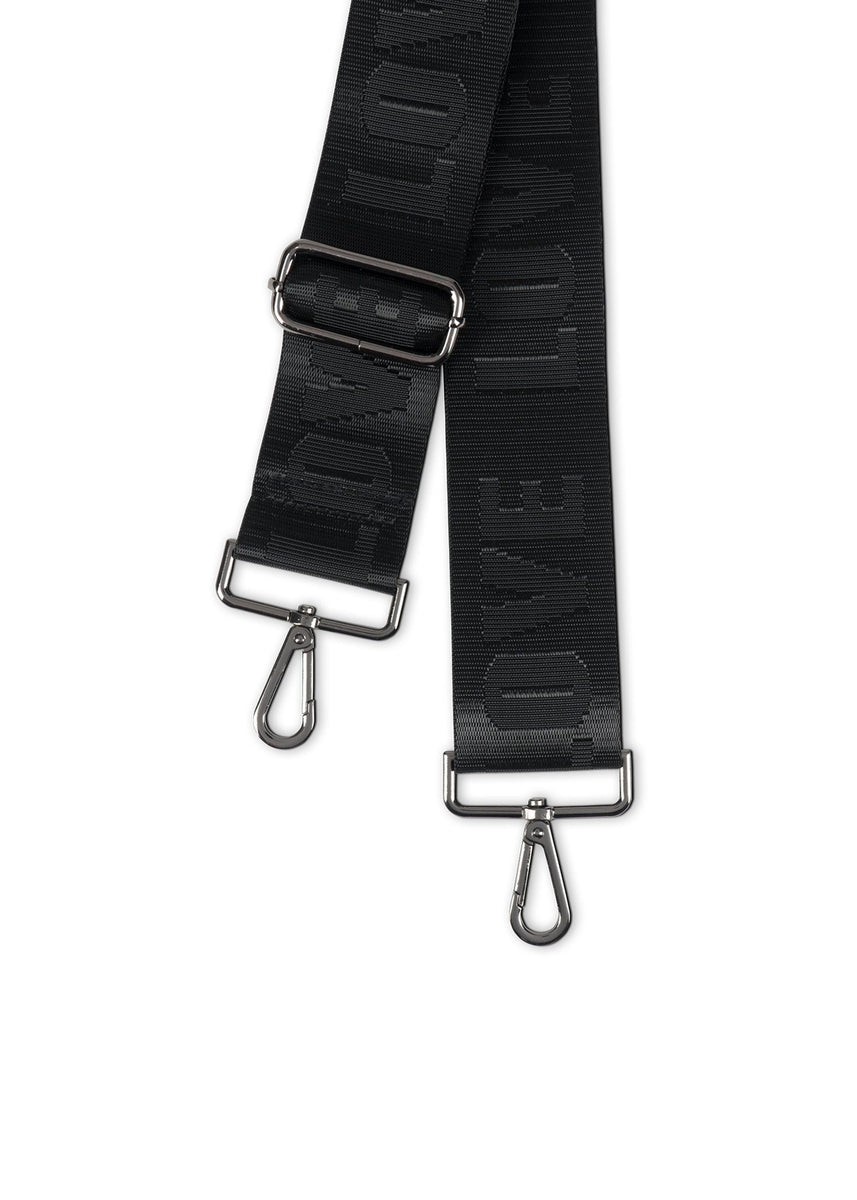 Adjustable Crossbody Strap in Black/Gunmetal – St. Oddity