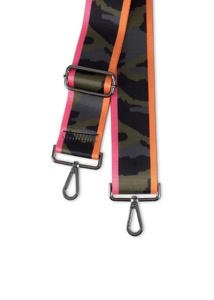 The Crossbody Bag Strap: Rainbow Striped Webbing Edition