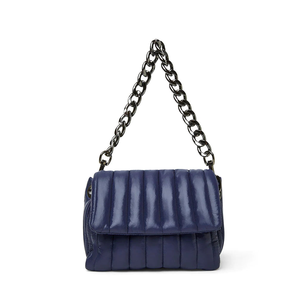 THINK ROYLN Bar Bag Ivory Patent One Size: Handbags