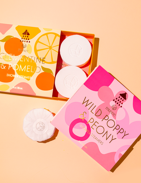 Musee-Clementine & Pomelo Shower Steamers-Pink Dot Styles