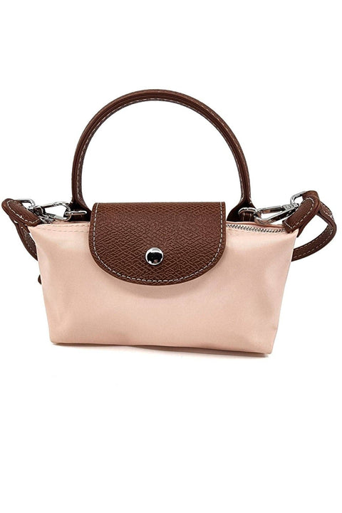 MiMi Wholesale-Nylon Mini Crossbody Bag-Pink Dot Styles