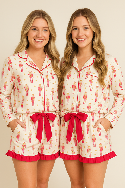 Christmas Pink Nutcracker Pajamas