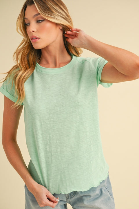 AEMI + CO-Gwen "Best Selling" Tee-Pink Dot Styles