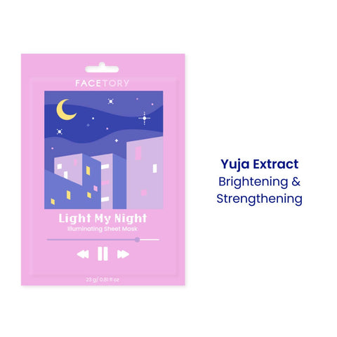 Face Mask - Korean Beauty - Illuminating - Light My Night