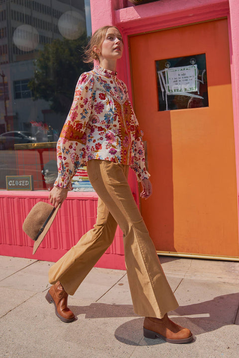 Floral Fall Blouse
