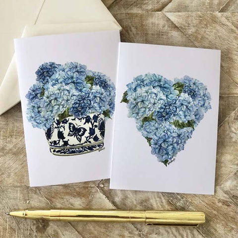Blue Hydrangea - Boxed Note Card Assortment