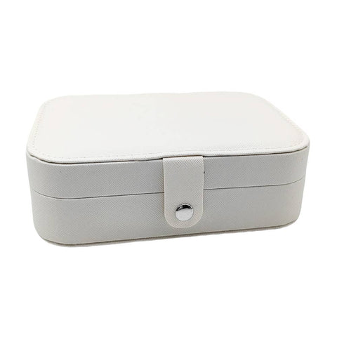 Faux Leather Portable Jewelry Box
: Blue