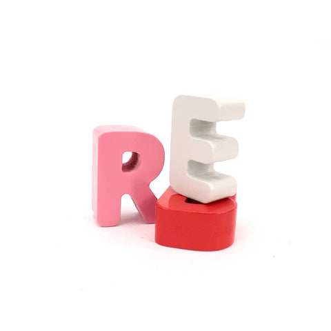Leo & Friends-Leo & Friends Wooden Chunky Alphabet Puzzle for Toddlers-Pink Dot Styles