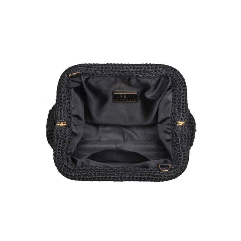 Urban Expressions-Annie Woven Clutch-Pink Dot Styles