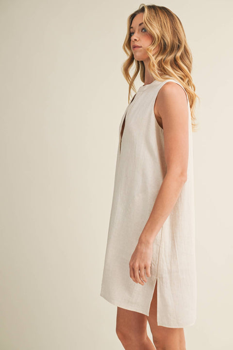 Linen Shift Dress