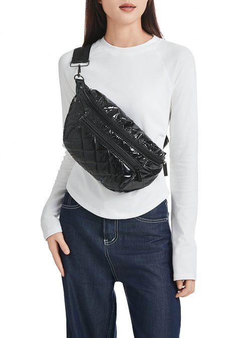 Emily Noir| Puffer Sling Bag