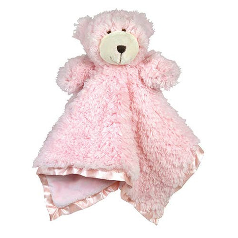 Pink Bear Cuddle Bud - Baby's Security/Cuddle Blanket