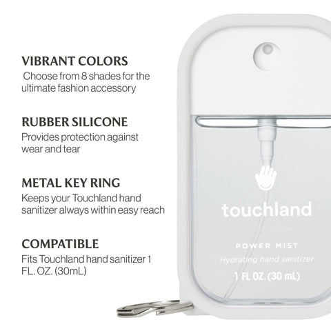 Touchland-Icy White Hand Mist Case-Pink Dot Styles