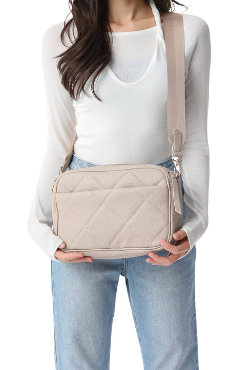 Noa Fawn Puffer I Cargo Camera Crossbody