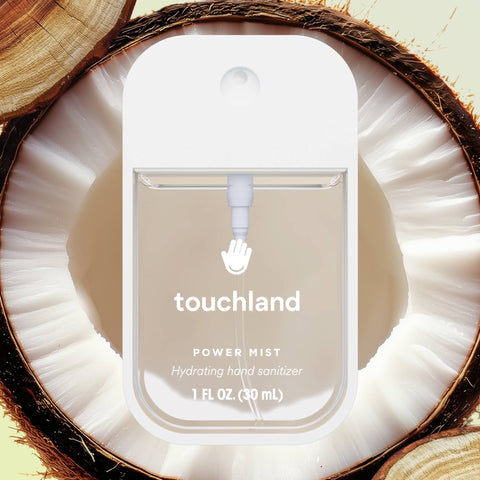 Touchland-Beach Coco Power Mist Hydrating Hand Sanitizer-Pink Dot Styles