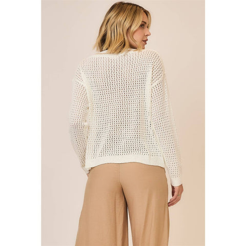 Knit BEACH Pullover Sweater