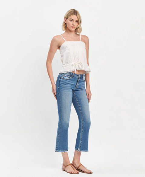 Loverlet Mid Rise Lick Flare Jeans