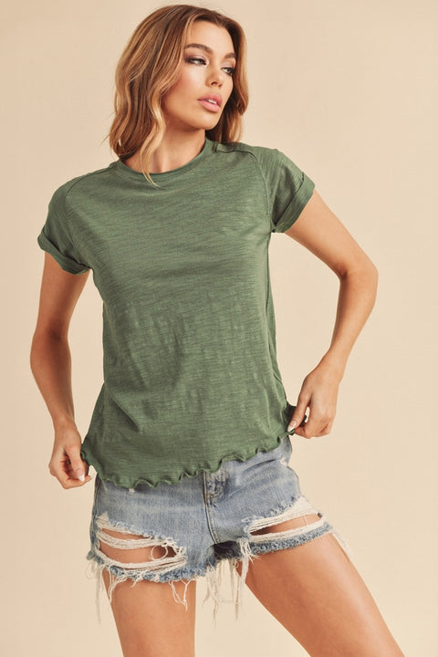 AEMI + CO-Gwen "Best Selling" Tee-Pink Dot Styles