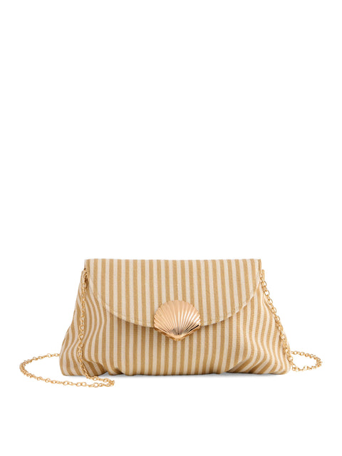 KAIA CLUTCH: IVORY