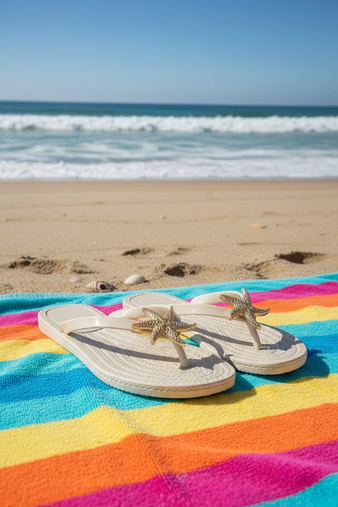 Starfish Ivory Flip Flop