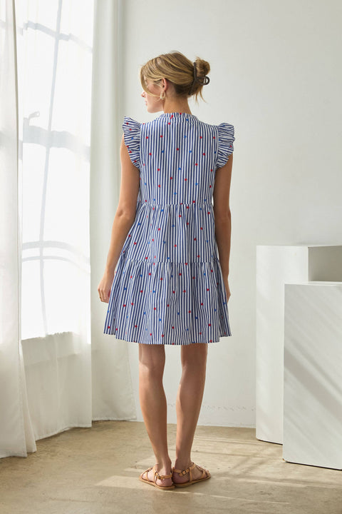 Star Striped Dress