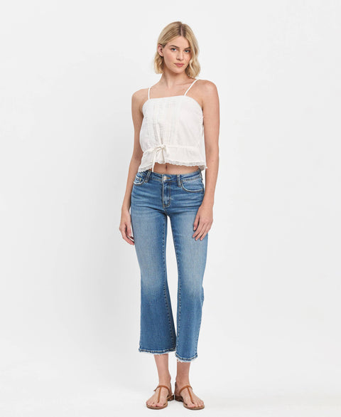 Loverlet Mid Rise Lick Flare Jeans