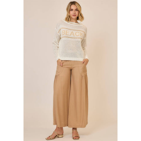 Knit BEACH Pullover Sweater