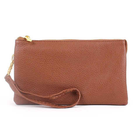 7013 Monogrammable Three Compartments Crossbody Bag: White