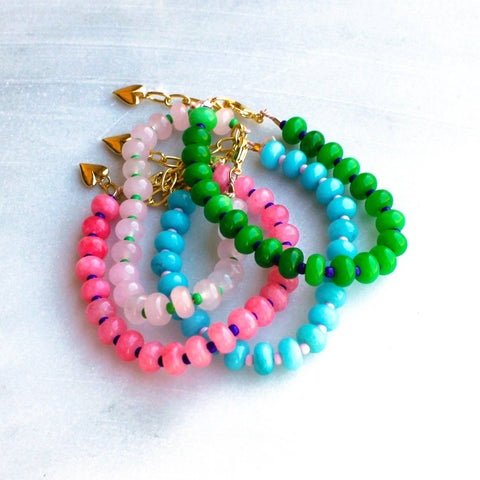 Candy Stone Beaded Bracelet