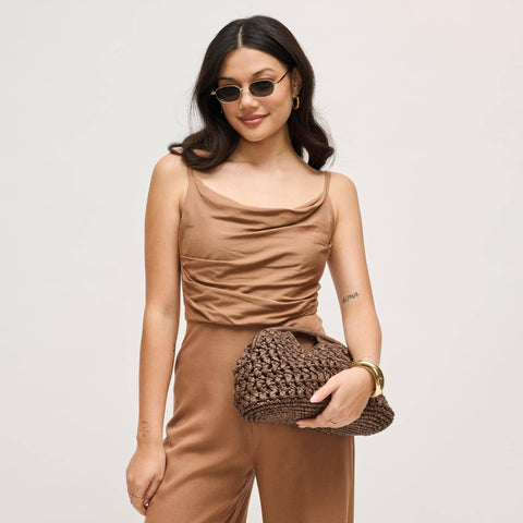 Abigail Crossbody: Chocolate
