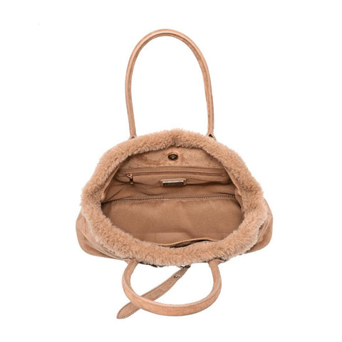 Tommy Faux Suede Satchel