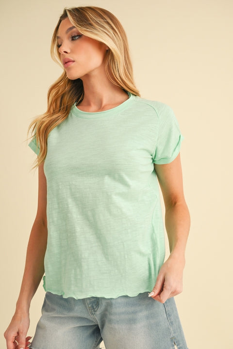 AEMI + CO-Gwen "Best Selling" Tee-Pink Dot Styles