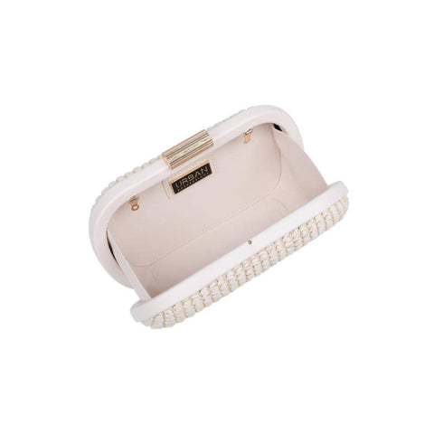 Alix Evening Bag: Natural