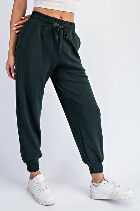 Modal Scuba Jogger Pants: Regency Green